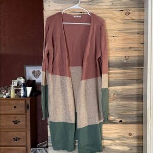 Twenty Multicolor Block Cardigan